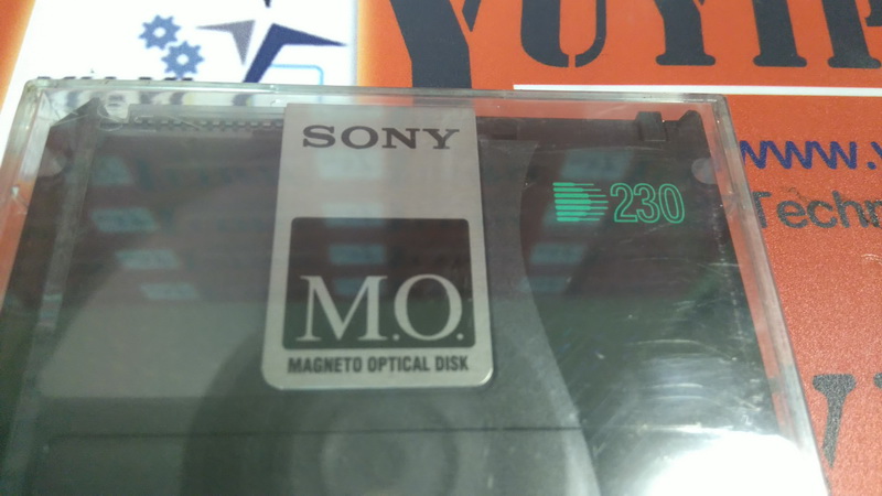 SONY MO MAGNETO OPTICAL DISK 230MB - PLC DCS SERVO Control MOTOR